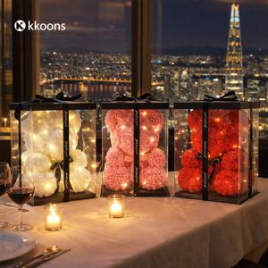 특별한 장미 곰돌이꽃 플라워 로즈베어 커플선물 기념일선물 선물백 패키지