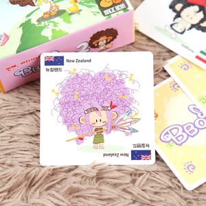 뽀글이 세계여행 모음 2-5인 보드게임 2-5인 퀴즈카드