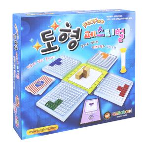 푸푸 도형페스티벌 보드게임 펜토미노 칠교 쌓기