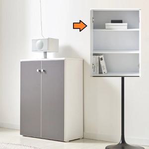 스크레치강한LPM 오픈도어 이동가능선반 원형손잡이수납장(600 3색)