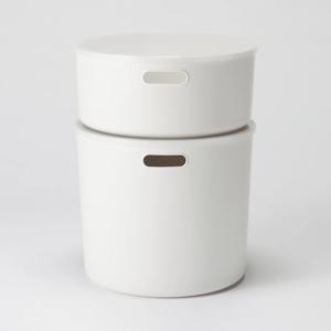 부드러운 타입 폴리에틸렌 케이스 원형 2size + 뚜껑 별도 옵션 선택