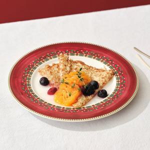 크리스마스 넛크래커 8접시 1p 그릇 식기 홈파티 브런치 플레이트 신혼 집들이 홈카페