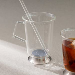 실버 핸들 내열글라스 400ML 2P / 4P