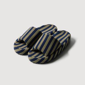 메모리폼 볼드 스트라이프 거실화_M_카키