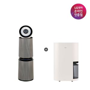 LG 퓨리케어 AI 공기청정기+오브제컬렉션 제습기(AS336NSLC + DQ214MEGA)