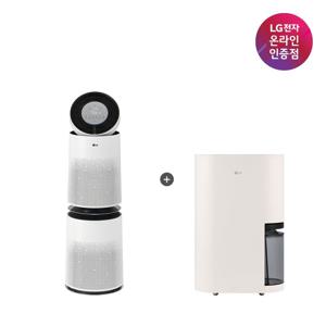 LG 퓨리케어 AI 공기청정기+오브제컬렉션 제습기(AS285DWWC + DQ214MEGA)