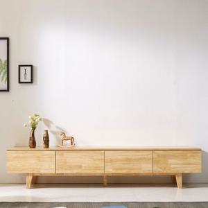 오하브 TV선반 와이드 4서랍 티비다이 낮은 거실장 2000