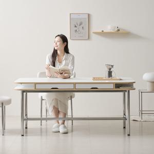 RF E0등급 LPM 오거나이즈 식탁 테이블 1400/1600 (2color)