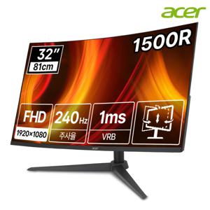 에이서 니트로 XZ320Q X2 FHD 240Hz 커브드 모니터 (무결점)