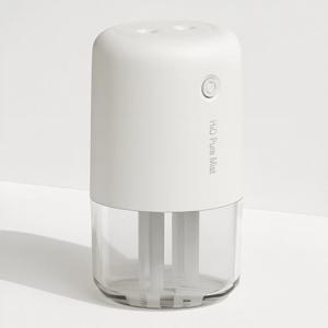 듀얼 휴대용 미니 가습기 무드등 탁상용 사무실 무선 충전식 차량용 필터 증정