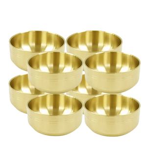 티타늄코팅 이중구조 스텐레스 탕기 (18cm X8개) 갈비탕그릇