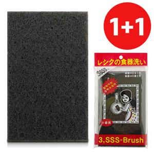 국내생산 1+1 동신 3SSS 연마수세미1p 양면 청소 주방