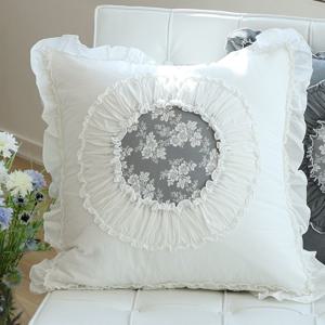 아르망 프릴 레이스 쿠션커버 100% 국내제작 핸드메이드