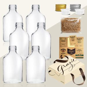 미르 위스키 키트 바이알 유리병 미니사각 100ml 6종 세트 선물박스 스티커 올인원