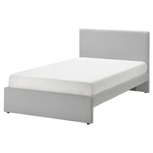 글라스타드 쿠션형 침대프레임 카부사 라이트그레이 슈퍼싱글