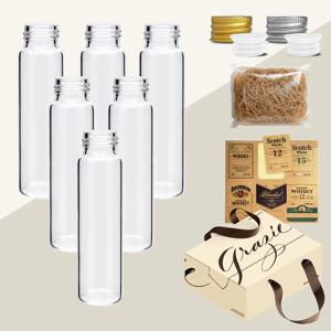 미르 위스키 키트 바이알 유리병 투명 50ml SB50 6종 세트 선물박스 스티커 올인원