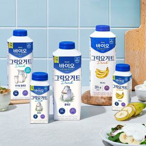 바이오 PROBIOTIC 그릭요거트 Drink 710ml 3종+ 190ml 2종