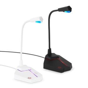 G-SHOT SA-W10 RGB 게이밍 노이즈캔슬링 USB 콘덴서 컴퓨터 스탠드 마이크