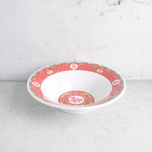 멜라민 황제 전통중식접시볼 (LD190102) 레드