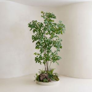 녹보수 조경연출세트 LS68 조화 실내장식 셀프조경 DIY