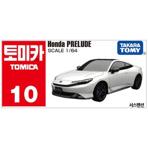 토미카 10 혼다 프렐류드 화이트 자동차 미니카 다이캐스트