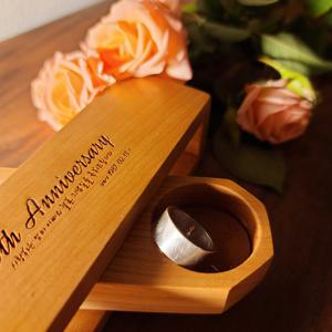 커플링 반지케이스 / 프로포즈 보석함 주얼리보관함 / 우드 케이스 / 체리 월넛 호두나무