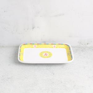 멜라민 황제 허브직찬접시 (LD196550) 노랑