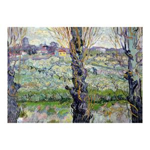 A10반 고흐-아를르의 꽃핀 과수원- 아트포스터 인화지 패브릭 캔버스천 인상주의