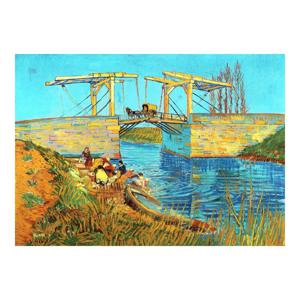 A12 반 고흐-아를의 랑글루아 다리- 아트포스터 인화지 패브릭 캔버스천 인상주의