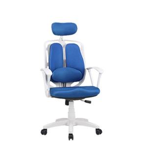 인체공학적 디자인 등지지 직접조립 책상바퀴형체어(490 4색)