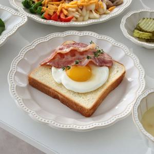 프랑스 미뉴엣 테이블웨어 빈티지 시리즈 단품 접시 도자기그릇 (원접시 16cm)