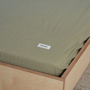 Classic Lines mattress cover_Khaki 클래식 매트리스 커버