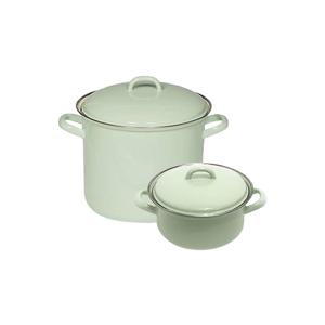 번트 법랑 양수냄비 2종세트(16,22(H)cm)