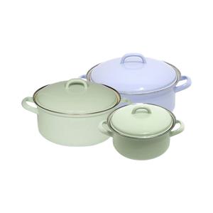번트 법랑 양수냄비 3종세트(16,22,24cm)