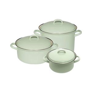 번트 법랑 양수냄비 3종세트(16,22,22(H)cm)