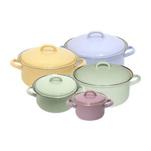 번트 법랑 양수냄비 5종세트(12,16,20,22,24cm)