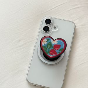 럽메이드 하트 스트로베리 그립 스마트톡