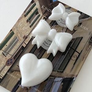 럽메이드 러블리 펄 리본 하트 그립 스마트톡