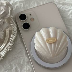 맥세이프 그립 톡 핸드폰 자석거치대 스마트 톡 호마이카 조개 자개 톡홀더 아이폰 16