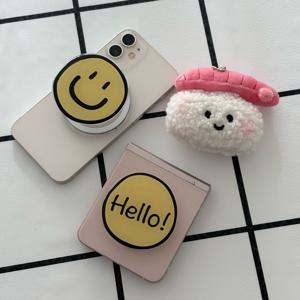 맥세이프 그립 톡 핸드폰 자석거치대 스마트 톡 스마일 헬로 초강력 N25 휴대폰 아이폰