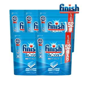 피니시 파워큐브 식기세척기 미니 세제 52개입 260g x5개