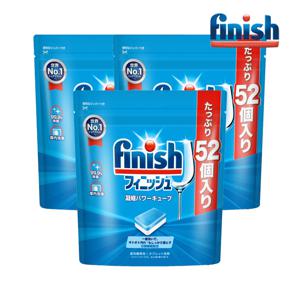 피니시 파워큐브 식기세척기 미니 세제 52개입 260g x3개