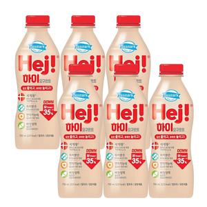 덴마크 하이 요구르트 750ml*6개/8개