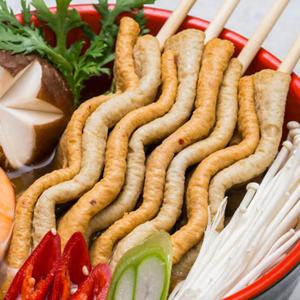 한 꼬치에 두가지 맛! 고소x매콤 부산정통 4겹 쌍쌍꼬치어묵 50gX20개+어묵스프 2봉