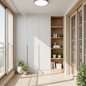 라홈 베란다장 세탁실장 다용도 수납장 워시형 런드리형 베란다