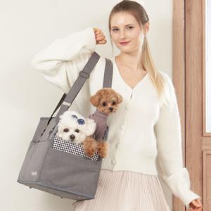 마일드 강아지 이동가방 기내용 패브릭 캐리어 대형