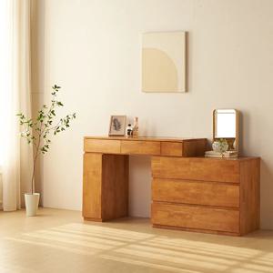 무무 고무나무 원목 확장형 화장대