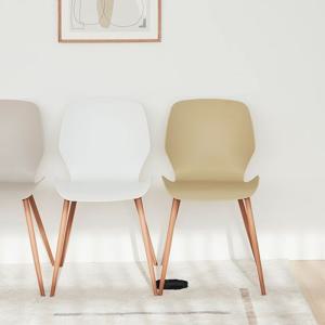 [1+1] 멜로우 식탁 카페 플라스틱 주방 인테리어 의자 4colors