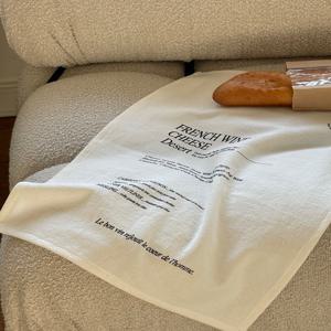 프렌치와인치즈 패브릭포스터 키친크로스 가전덮개