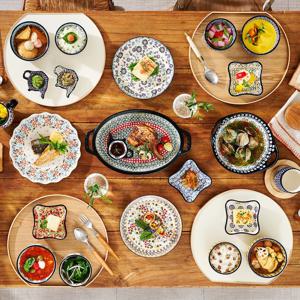 파뷔에 잘리피에 4인 식기 홈세트 26P (공기대접,머그,면기,소스볼,접시,그릇)